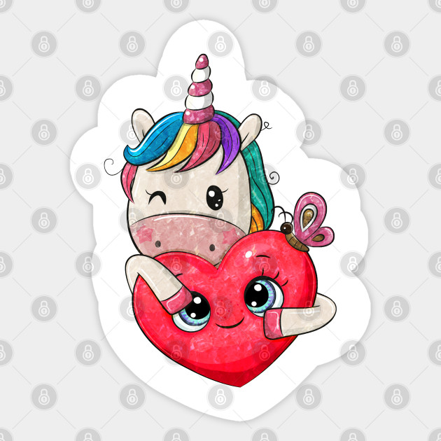 Cartoon Unicorn With Heart Fashion Masks Unisex Face Mask Washable