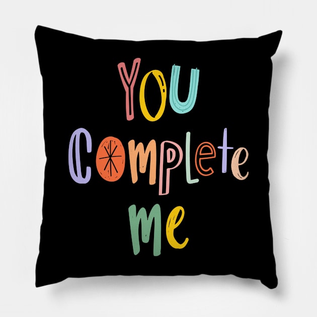 You complete me Pillow by HellySween