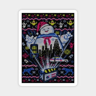 Ghost Christmas Magnet