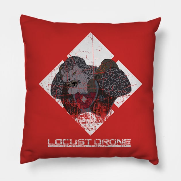 Gears of  War Locust Drone Pillow by ahmedelsiddig