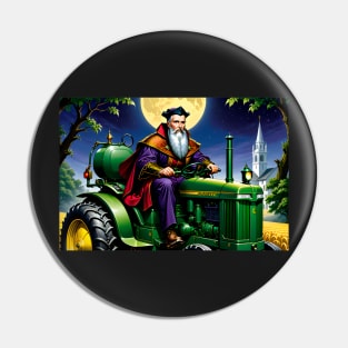 John Dee Riding a John Deere Pin