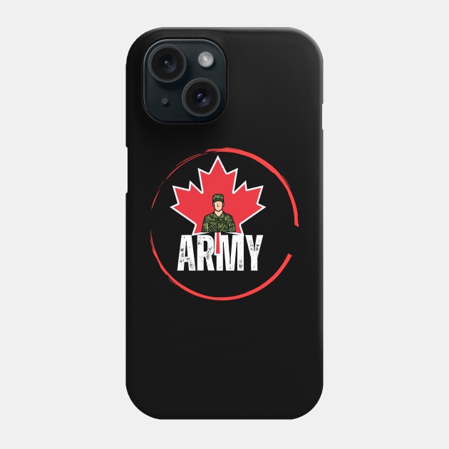 Canadian Army design 02 Phone Case by Proway Design