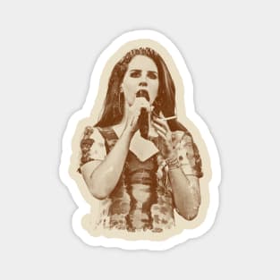 Lana Del Rey - Vintage Art Magnet