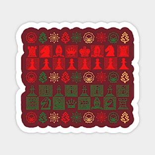 Chessmas - Christmas Chess Magnet