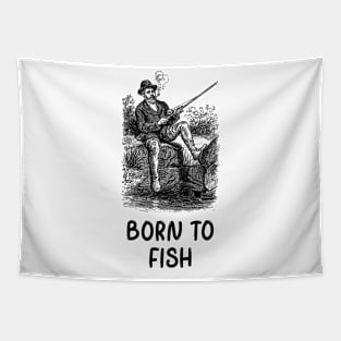 Born To Fish Tapestry