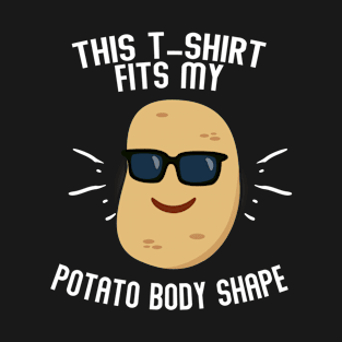 Funny Potato Body Shape T-Shirt