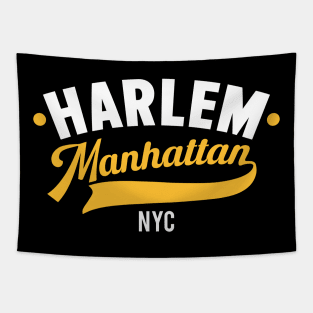 Harlem Logo - Manhattan, New York Tapestry