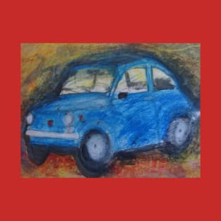 Sky blue Fiat500 - 1 T-Shirt