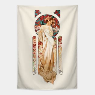 Art Nouveau Perfume Ad Tapestry