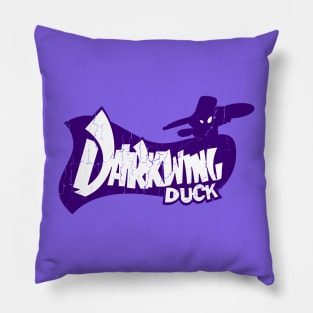 Retro Vintage Dark Wing Duck Pillow