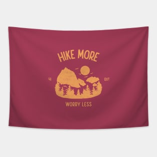 Hike More Worry Less Tapestry