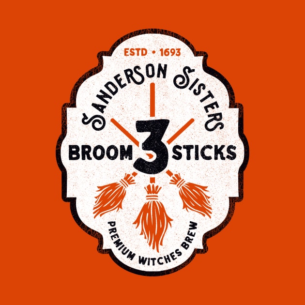 3 Broom Sticks by Crossbones Tradecraft 