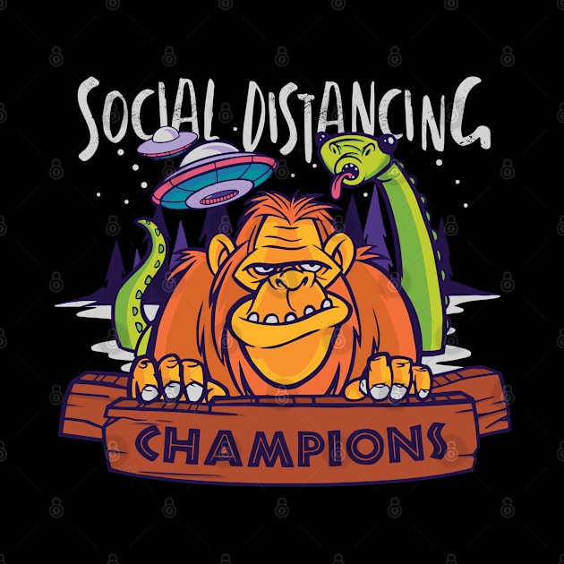 Social Distancing Champions by Blerdy Laundry