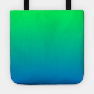 Earth Color Gradient Green to Blue Tote