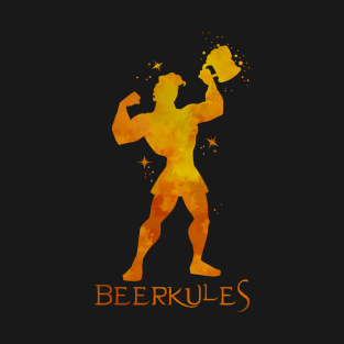 Beerkules - Craft Beer Enthusiast Wordplay Pun T-Shirt