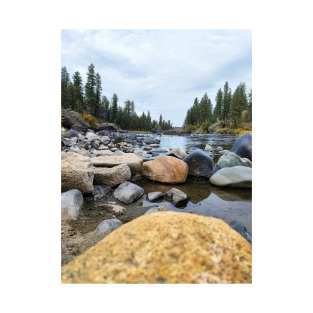 Cloudy skies on the riverside of Spokane T-Shirt