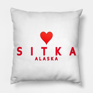 Sitka Alaska Pillow