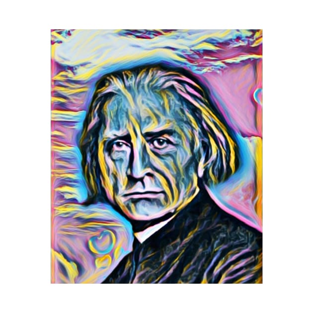 Franz Liszt Portrait | Franz Liszt Artwork 10 by JustLit