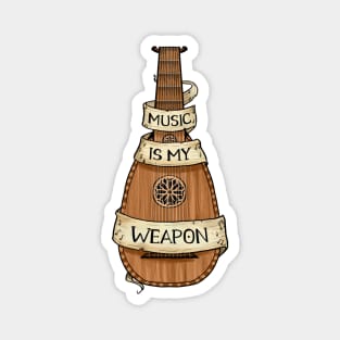 Bard - Music is my Weapon Magnet
