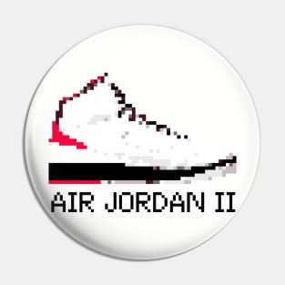 AIR JORDAN II RETRO PIXELATED ART SHOE COLLECTION Pin