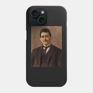 portrait of the publisher bruno cassirer 1921 - Max Liebermann Phone Case