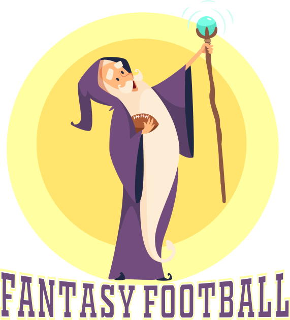 Fantasy Football Wizard Kids T-Shirt by LittleBunnySunshine