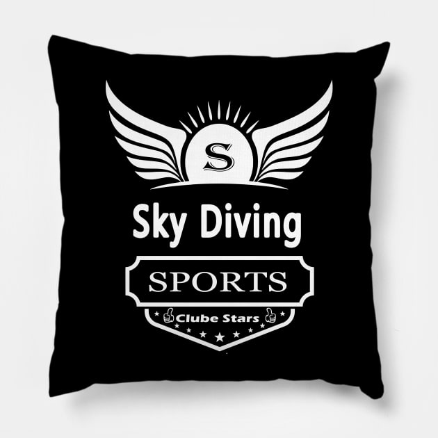 The Sport Sky Diving Pillow by My Artsam