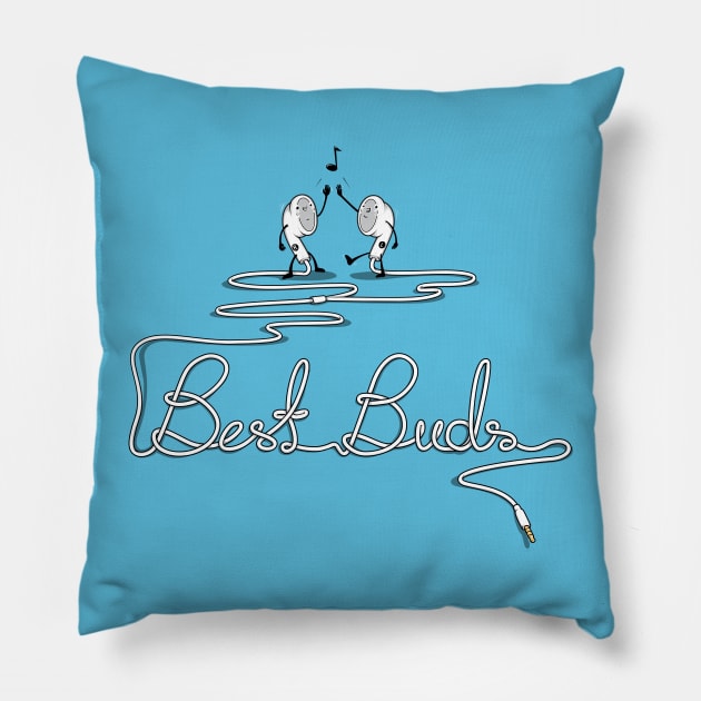 Best Buds Pillow by Made With Awesome