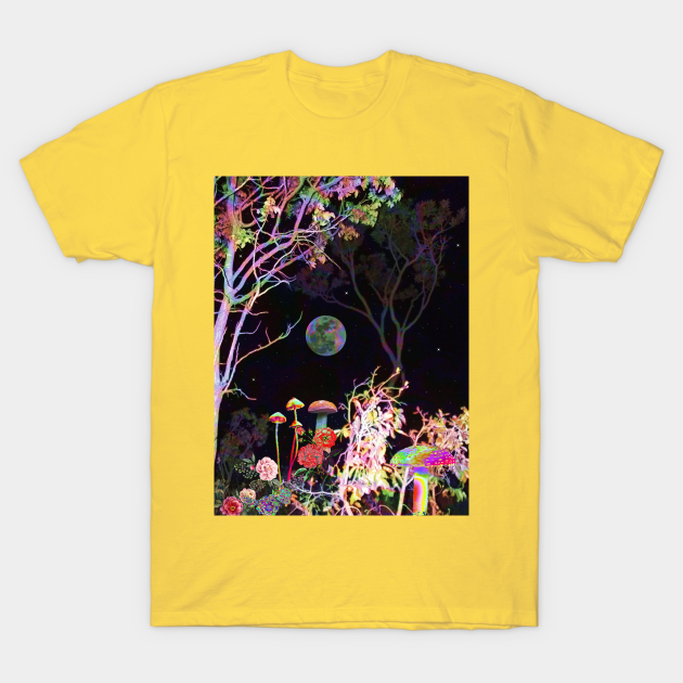 Colorful Night - Psychedelic - T-Shirt