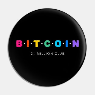 Bitcoin 21 Million Club Pin