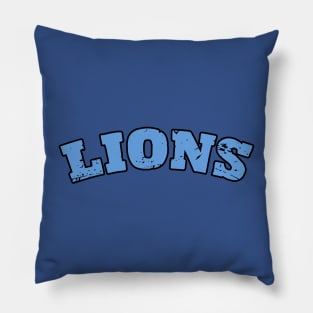 Lions Football Pillow