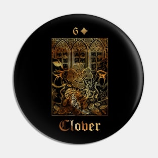 Clover. Lenormand Gothic Mysteries Design. Pin