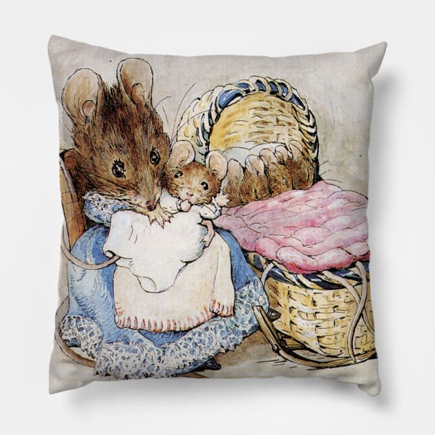 Beatrix Potter Mouse Pillow by tfortwo