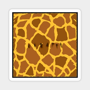 Giraffe Skin Pattern Magnet