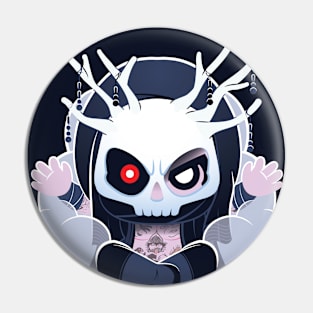 Cool Spooky Wrestler Pin