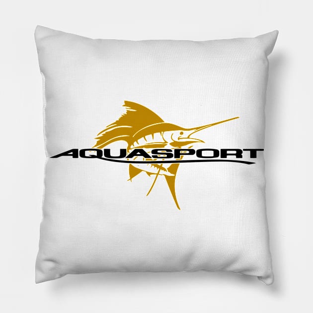 AQUASPORT BOAT Pillow by warmtooth