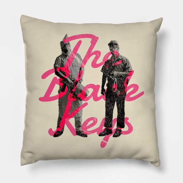 The Black Keys retro band vintage Pillow by V x Y Creative