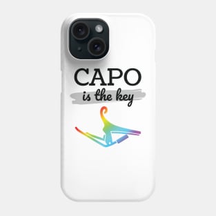 Capo is the Key Colorful Capo Light Theme Phone Case