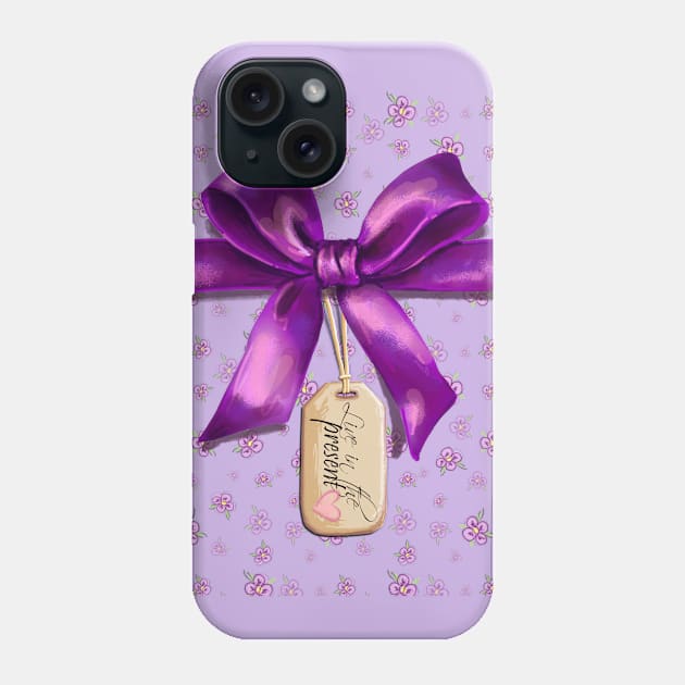 Live in the Present Phone Case by ElephantShoe