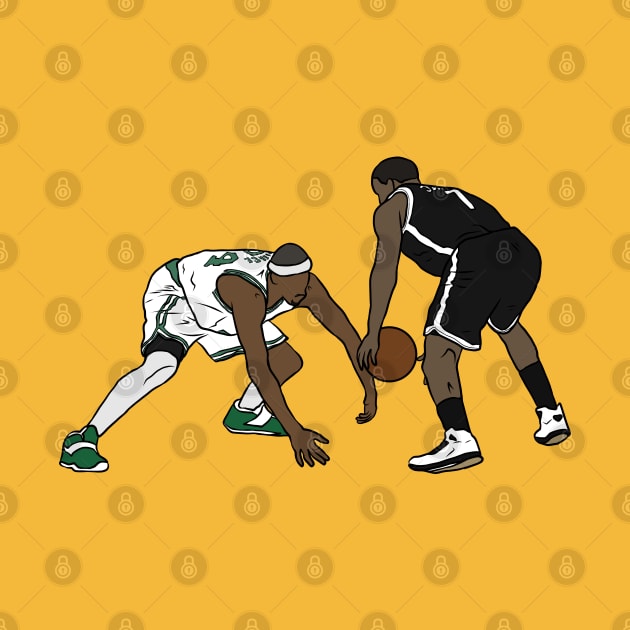 Joe Johnson Crossover on Paul Pierce by rattraptees