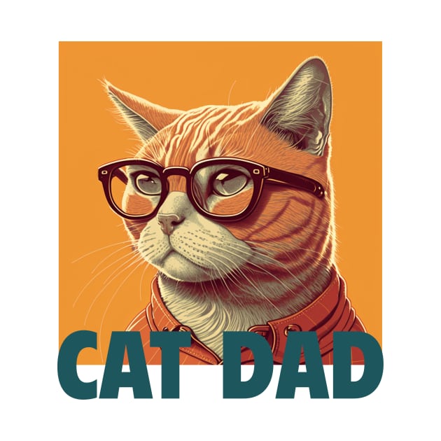 Purrfectly Proud Cat Dad by Planty of T-shirts