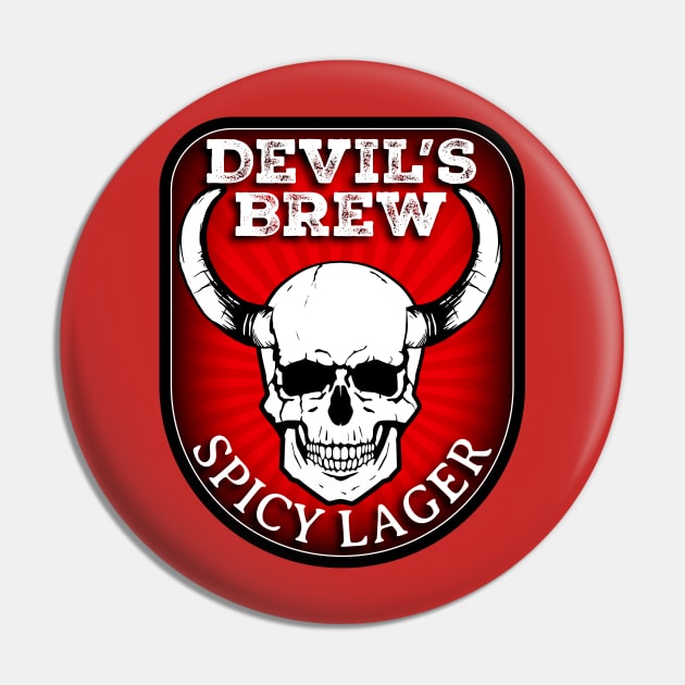 Devil's Brew Pin by Graphico