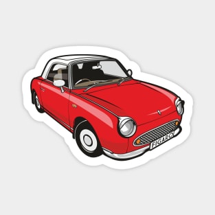 Nissan Figaro Red Magnet