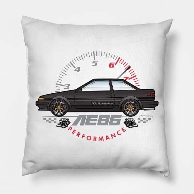 Black Coupe Pillow by JRCustoms44