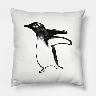 Running penguin Pillow