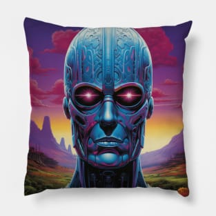 Robot Dreamscape Pillow