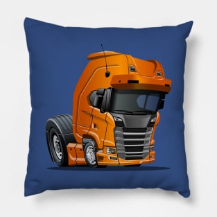 Cartoon truck Pillow