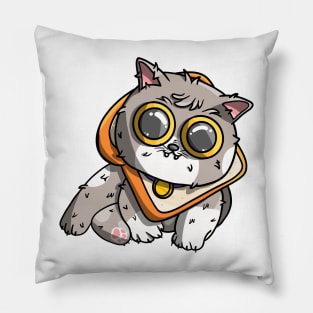 Meme Cat bread Pillow