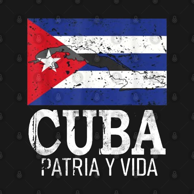 Cuba Libre Cuban Flag patria y vida by dyazagita