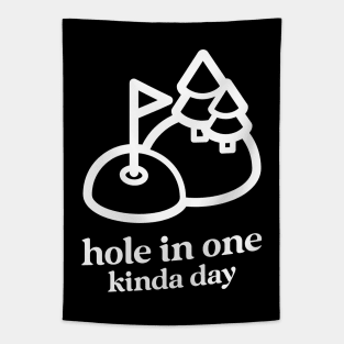 hole in one kinda day Tapestry